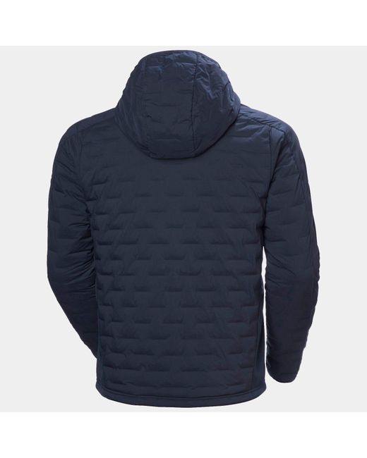 Helly Hansen Blue Hp Hybrid Stretch Hooded Insulator for men