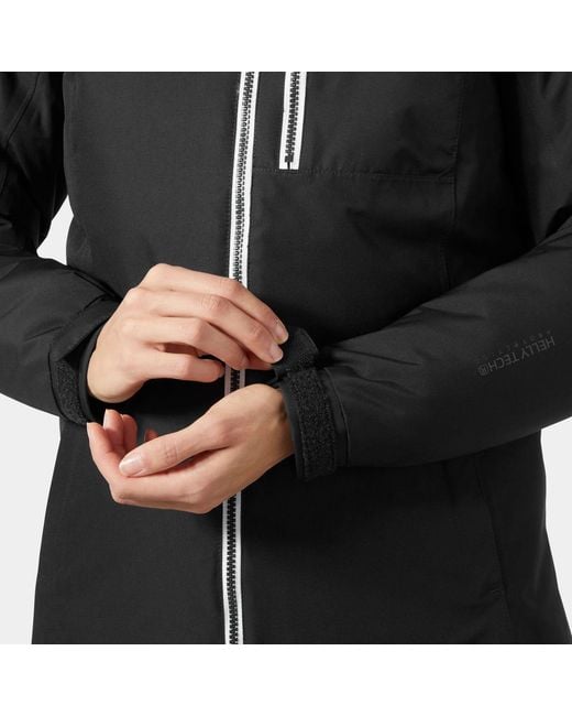 Helly Hansen Black Long Belfast Winter Jacket