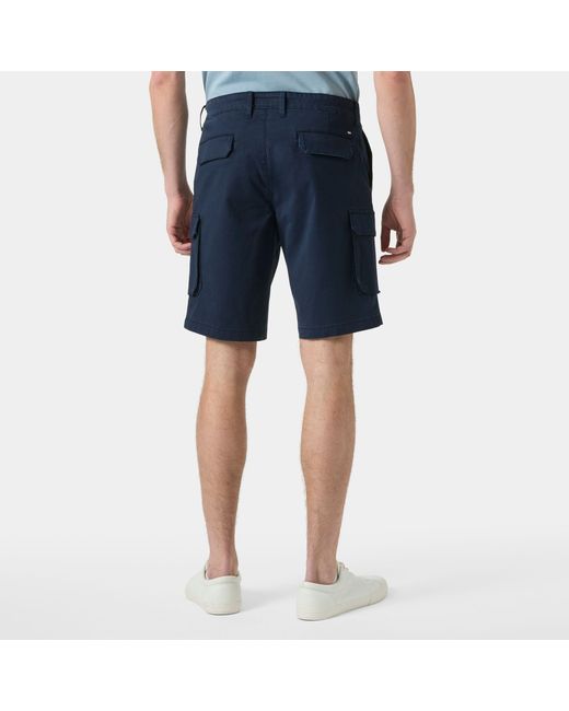 Helly Hansen Blue Bryggen Cargo Shorts for men