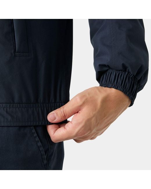 Helly Hansen Blue Smoegen Insulated Rain Jacket for men