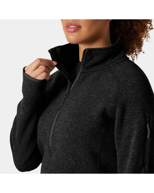 Helly Hansen Black Varde Half-Zip 2.0