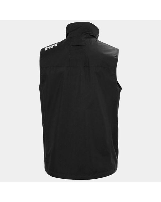 Helly Hansen Black Crew Vest 2.0 for men