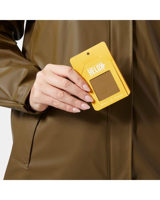 Moss Rain Jacket Mujer Helly Hansen de color Brown