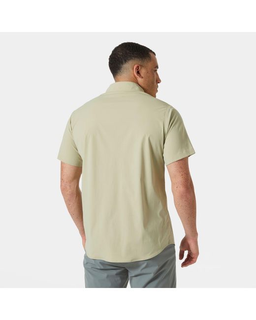 Helly Hansen Green Tofino Solen Short Sleeve Shirt for men