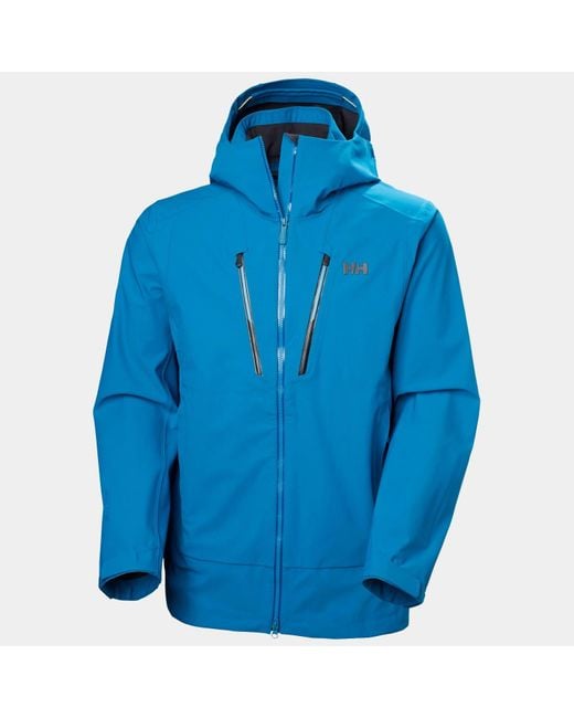 Alpha Long Shell Jacket Hombre Helly Hansen de hombre de color Blue