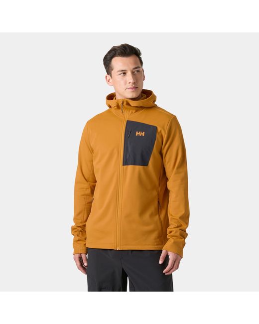 Helly Hansen Orange Versalite Hooded Fleece Jacket for men