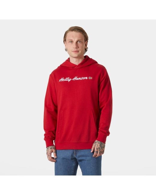 Helly Hansen Herren Core Sweat-Hoodie in Red für Herren