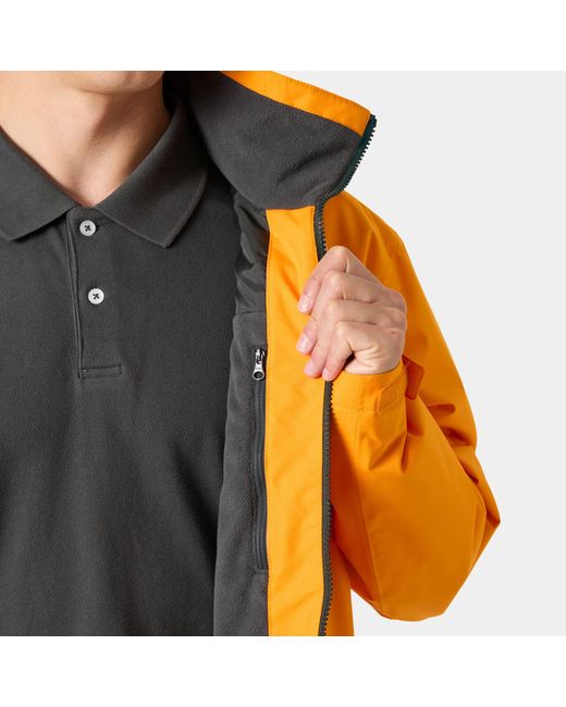 Helly Hansen Crew Midlayer Jacket 2.0 Orange for men