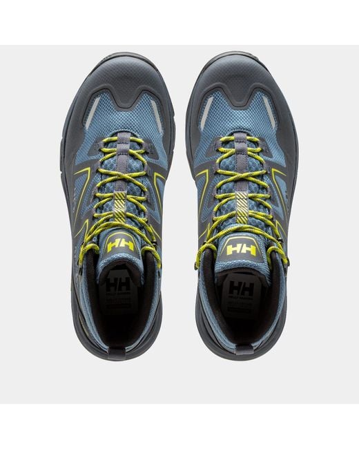 Helly Hansen Blue Cascade Mid Low-Cut Helly Tech Boots for men