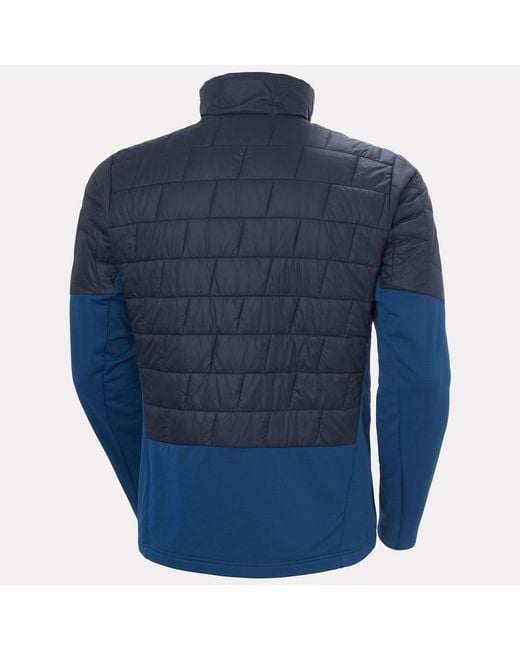 Helly Hansen Blue Lifaloft Hybrid Insulator Jacket for men