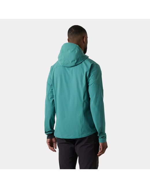 Helly Hansen Green Blaze Hooded Softshell Jacket for men