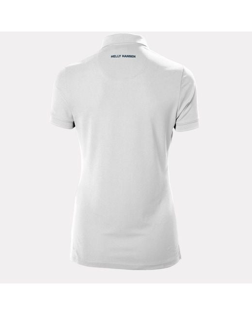 Helly Hansen White W Crewline Polo