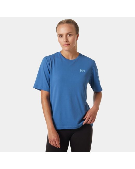 Helly Hansen Blue Hh Lifa® Active Solen Relaxed T-shirt