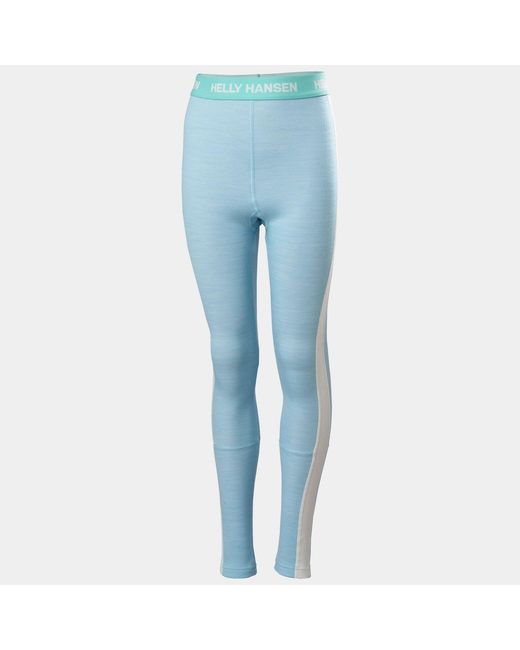 Helly Hansen Blue Junior's Hh Graphic Lifa Merino Midweight Base Layer Set