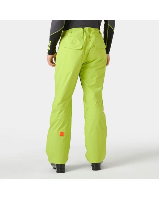 Helly Hansen Green Sogn Insulated Cargo Ski Pants for men