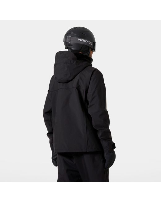 Helly Hansen Black Ullr D Shell Jacket