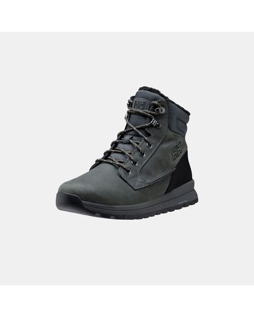 Helly Hansen Black Helly-hansen Kelvin Lx Waterproof Leather Winter Boots for men