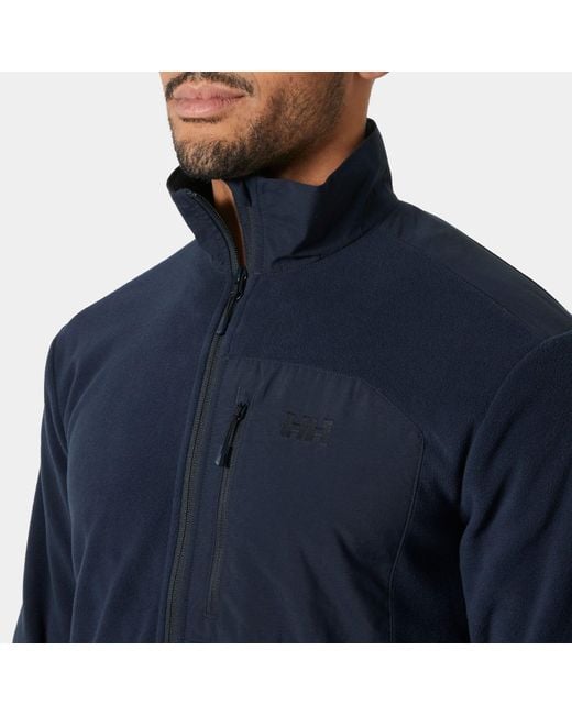 Helly Hansen Blue Daybreaker Block Microfleece Jacket for men