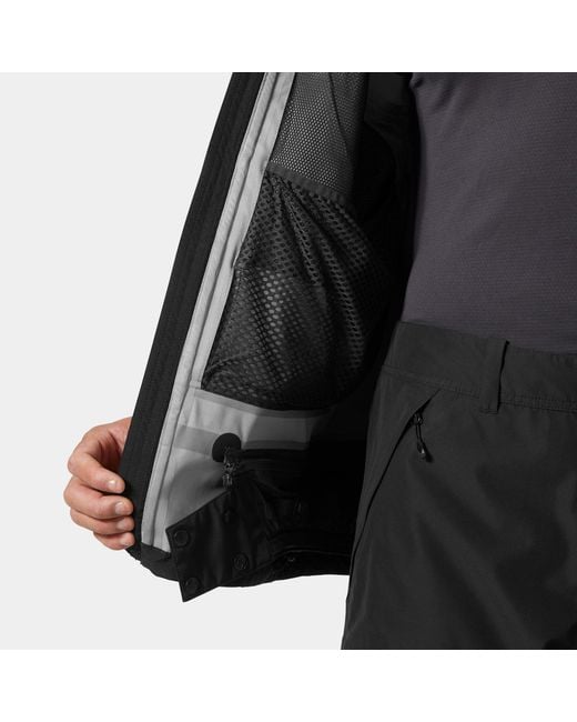 Helly Hansen Black Sogn Shell 2.0 Shell Jacket for men