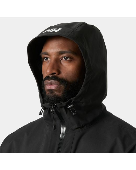 Helly Hansen Black Ace Rain Jacket for men