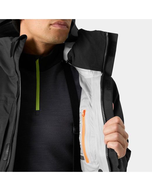 Helly Hansen Black Sogn Patrol Shell Jacket for men