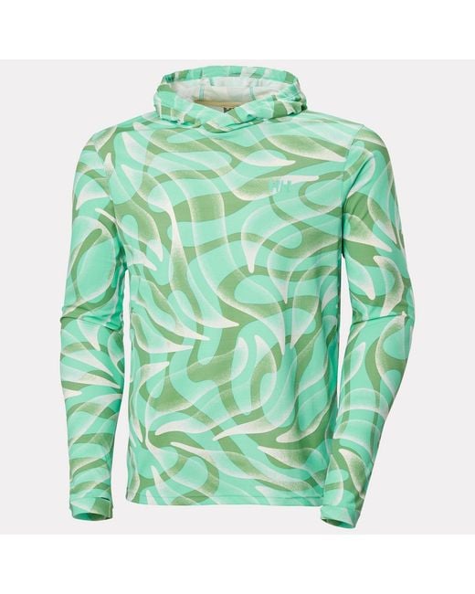 Helly Hansen Green Lifa Active Solen Hoodie for men