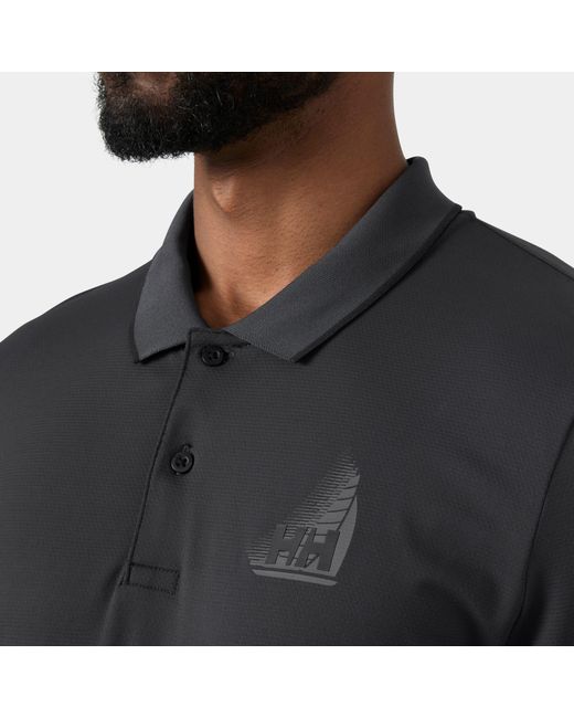 Helly Hansen Black Hp Figari Polo for men