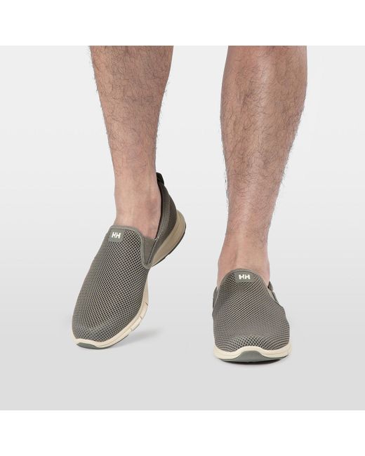 Helly Hansen Gray Ahiga Cushioned Quick-Dry Slipon for men