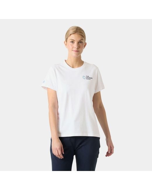 Helly Hansen White The Ocean Race T-Shirt