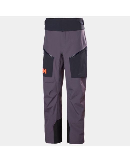 Helly Hansen Blue Sogn Shell Ski Pants for men