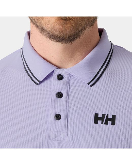 Helly Hansen Purple Kos Marine Quick-Dry Polo for men