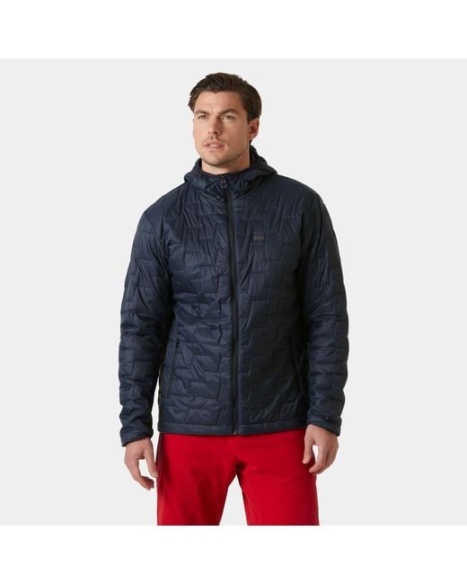 Helly Hansen Blue Lifaloft Hooded Insulator Jacket for men