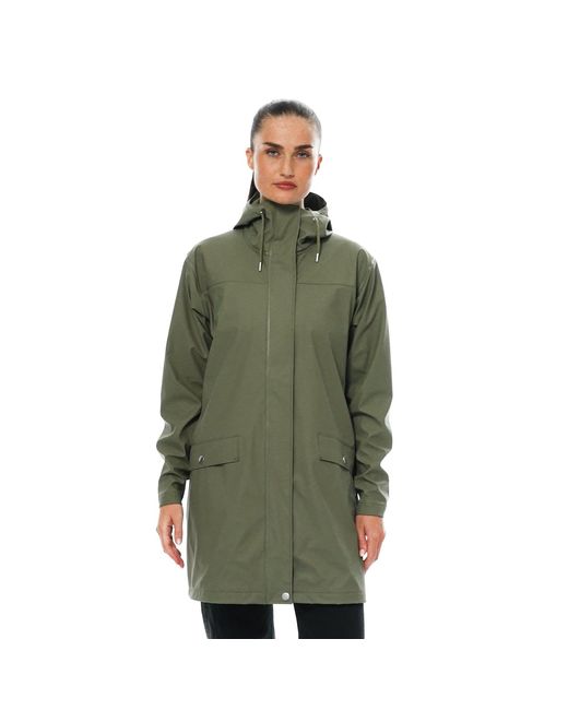 Helly Hansen Green Moss Waterproof Rain Coat