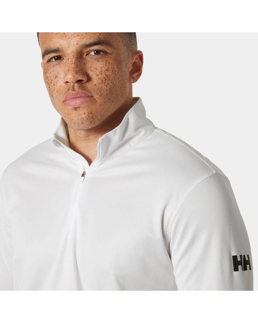 Helly Hansen White Tech Half-Zip 2.0 for men