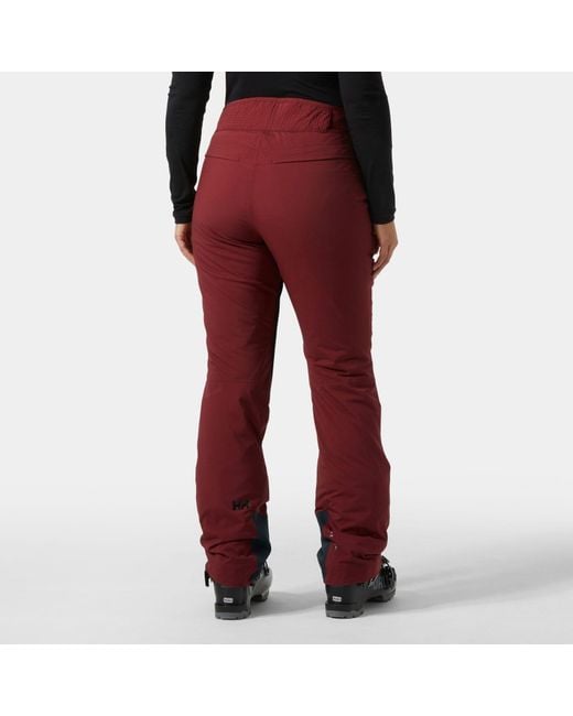 Helly Hansen Red Legendary Insulated Ski Pants for men