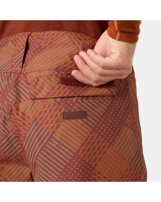 Helly Hansen Brown Sogn Insulated Cargo Ski Pants for men