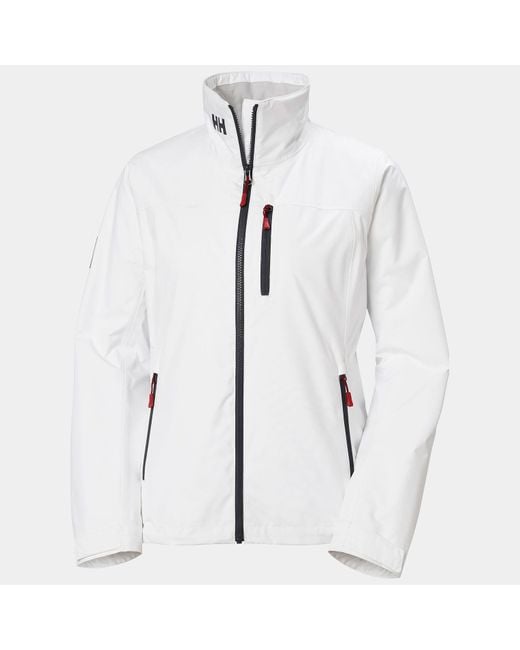 Helly Hansen Gray Damen Crew Midlayer-Segeljacke 2.0