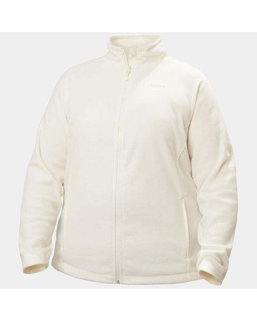 Helly Hansen White Daybreaker Fleece Jacket Plus