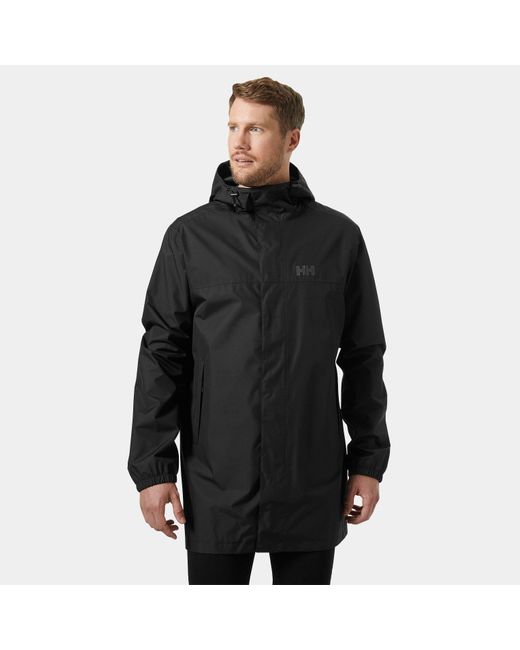 Helly Hansen Black Vancouver Raincoat for men