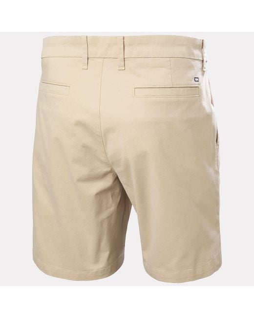 Helly Hansen Natural Bryggen Chino Shorts for men