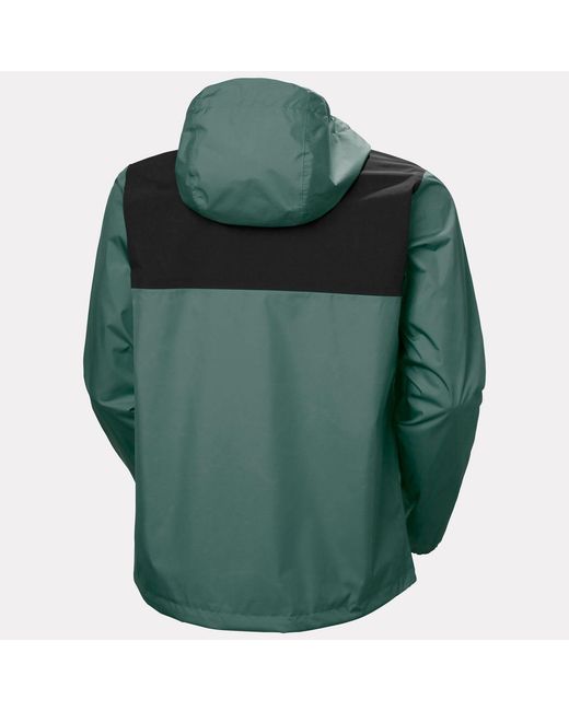 Helly Hansen Green Vancouver Rain Jacket for men