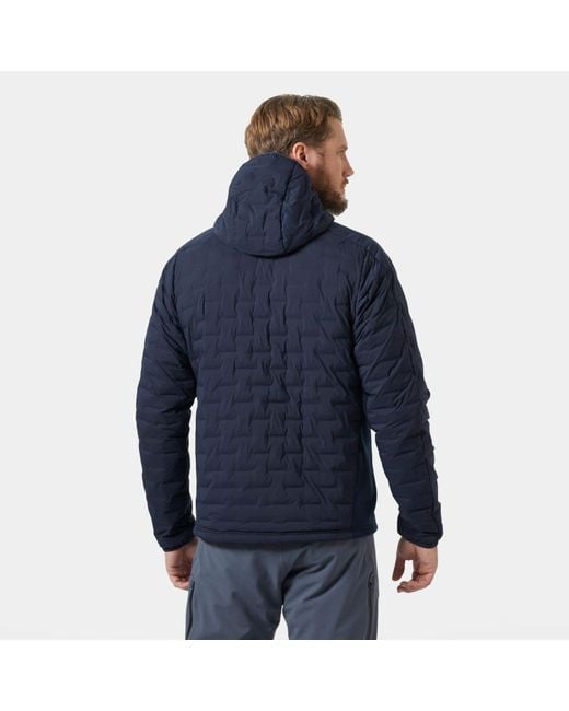 Helly Hansen Blue Hp Hybrid Stretch Hooded Insulator for men