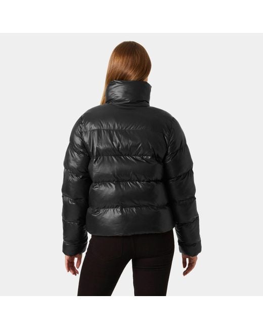 Jade Puffer Jacket Mujer Helly Hansen de color Black
