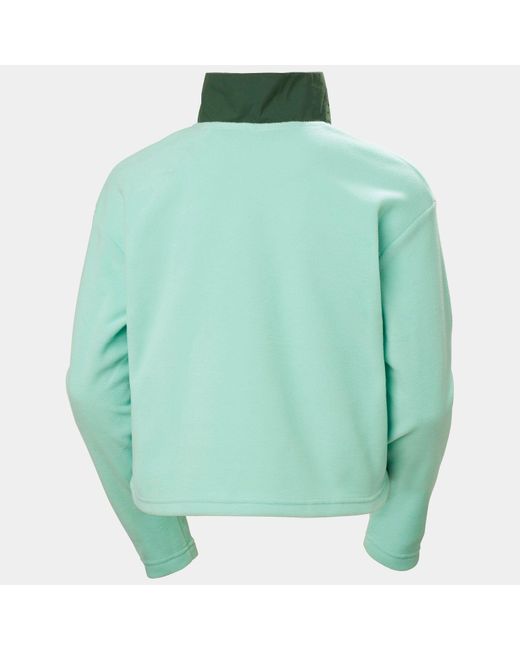 Helly Hansen Green Daybreaker Cropped Fleece