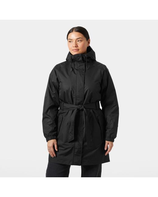 Helly Hansen Black Classic Insulated Trench