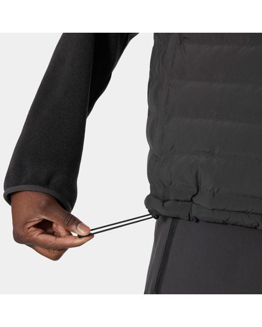 Helly Hansen Gray Arctic Ocean Hybrid Insulator Jacket for men