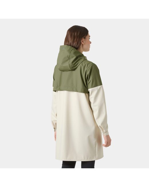 Helly Hansen Green Moss Block Pu Raincoat