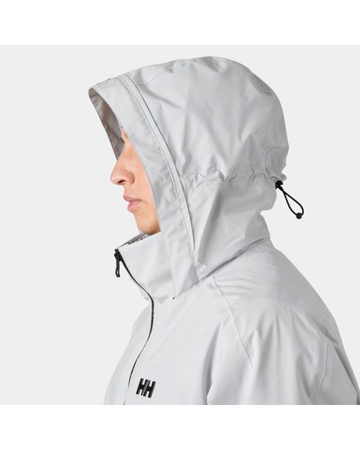 Helly Hansen Gray Hp Racing Hooded Jacket 2.0 for men