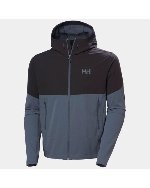 Helly Hansen Blue Blaze Hooded Softshell Jacket for men