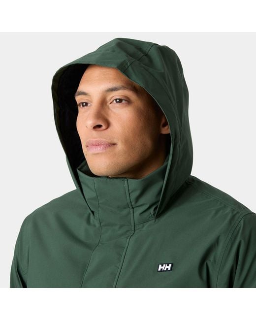 Helly Hansen Green Smoegen Insulated Rain Jacket for men